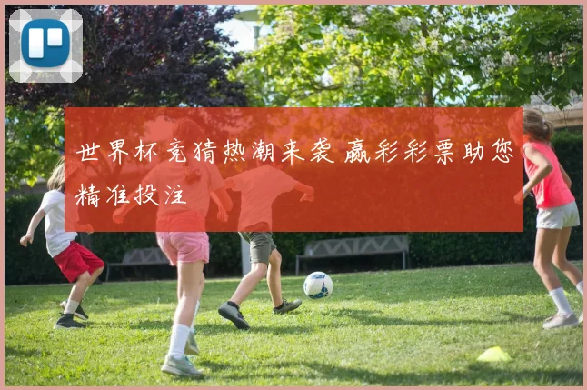 世界杯竞猜热潮来袭 赢彩彩票助您精准投注